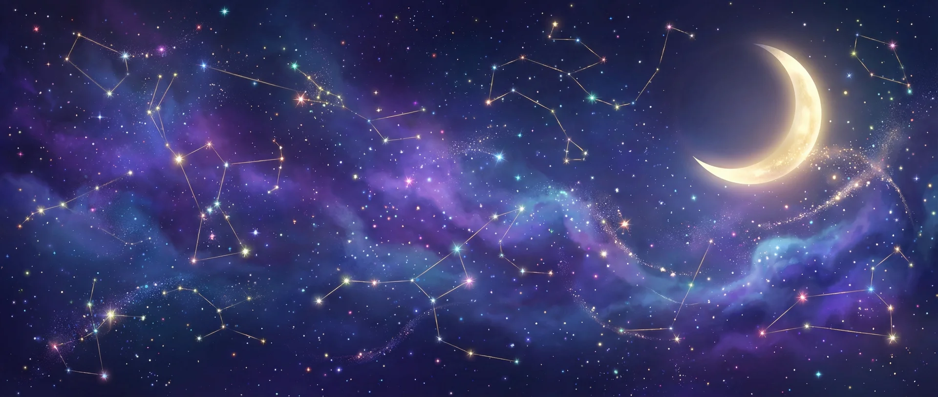 星空背景 - 金鳞岂为池中物 | 每日星座运势与塔罗占卜